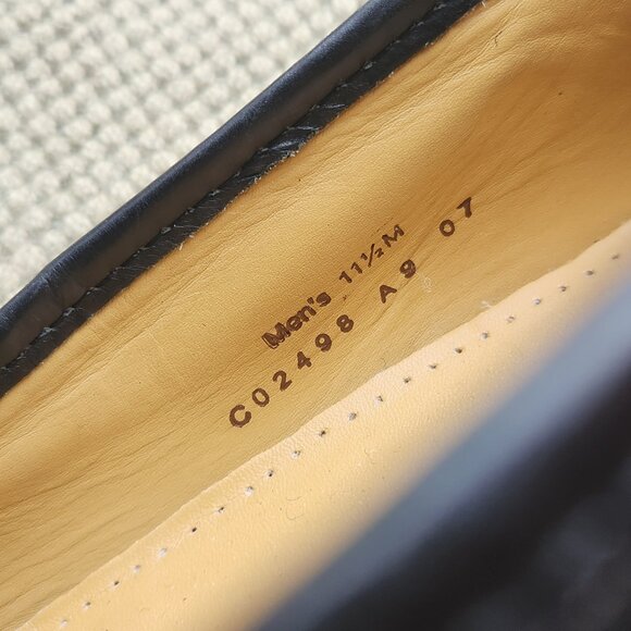 Mens Cole Haan Ascot Black Leather Horsebit Loafers Shoes Model C02498 Sz 11.5 M - Picture 2 of 9